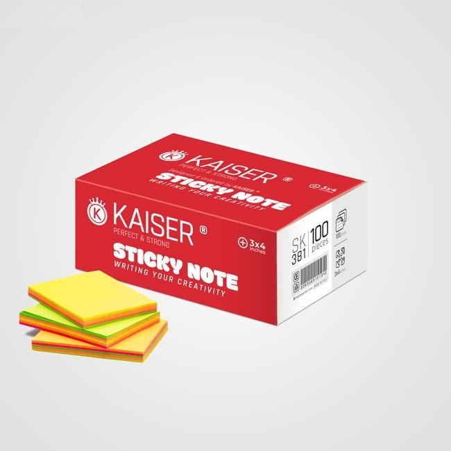 کاغذ یادداشت چسب دار کایزر کد SK381