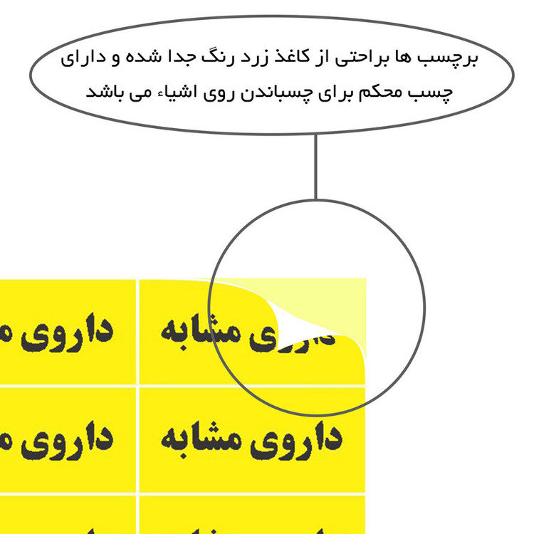 برچسب مستر راد طرح داروی پر خطر، مشابه، یخچالی و اخطار تاریخ کد 1419