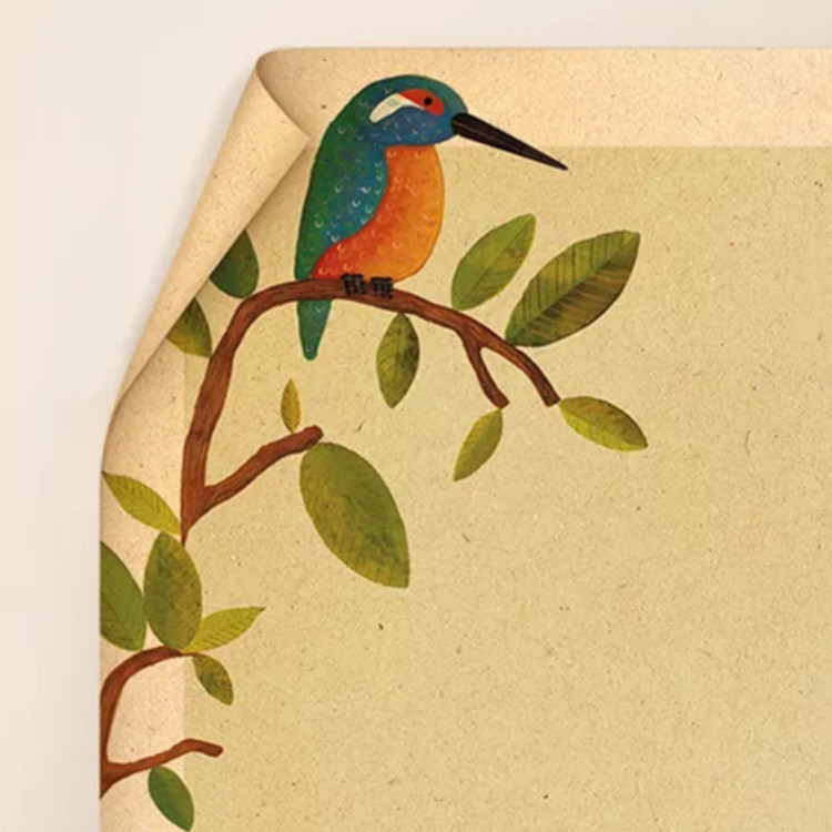 کاغذ یادداشت مریخ مدل Bird 1053 سایز ۹×۹ سانتیمتر
