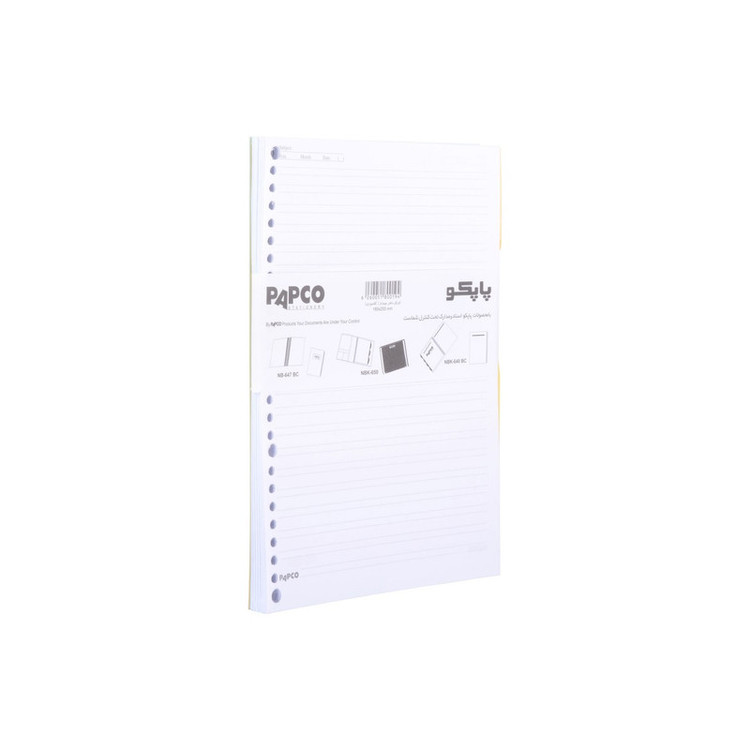 کاغذ کلاسور پاپکو کد HT01 بسته 100 عددی