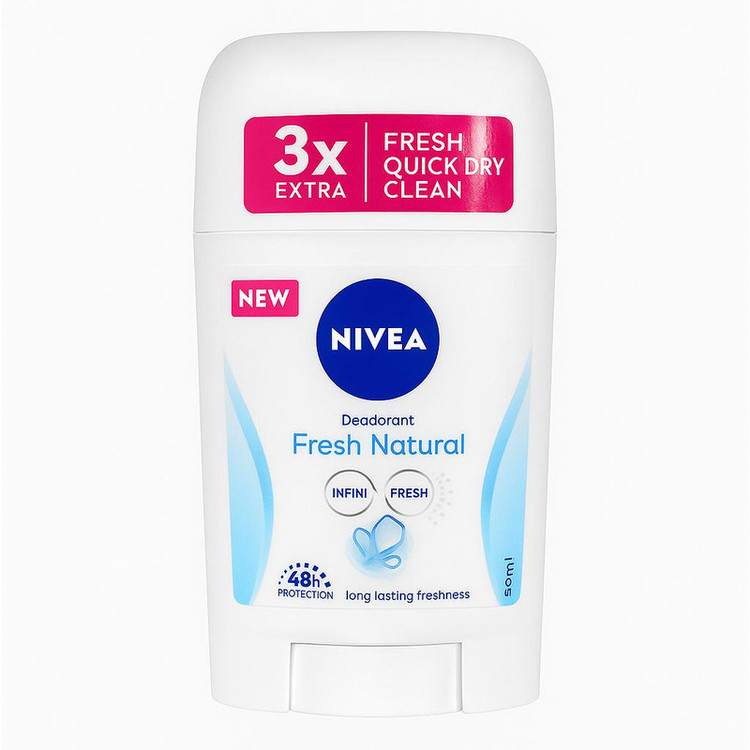 استیک دئودورانت زنانه نیوا مدل Fresh Natural حجم 50 میلیلیتر