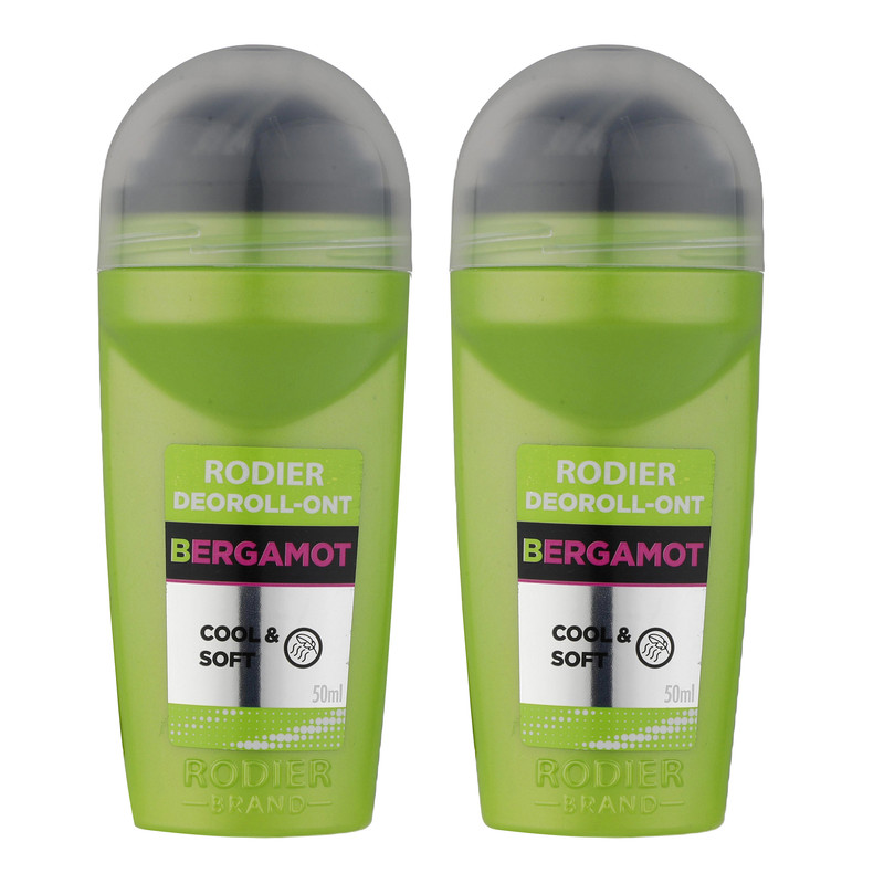 رول ضد تعریق رودیر مدل Bergamot Cool & Soft حجم 50 میلی لیتر مجموعه 2 عددی