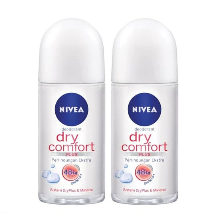 رول ضد تعریق زنانه نیوآ مدل Dry Comfort حجم 50 میلی لیتر بسته 2 عددی