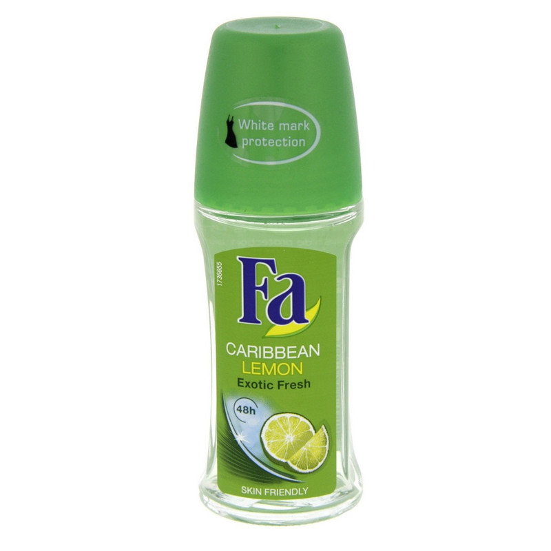 رول ضد تعریق زنانه فا مدل Caribbean Lemon حجم 50 میلی لیتر