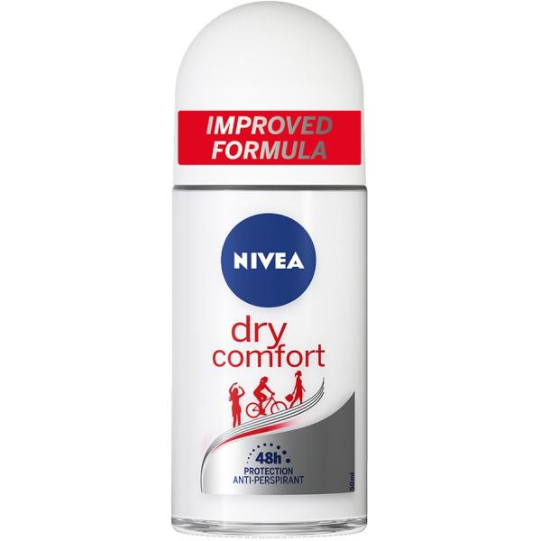 رول ضد تعریق‌ نیوآ مدل Dry confidence  حجم 50 میلی لیتر