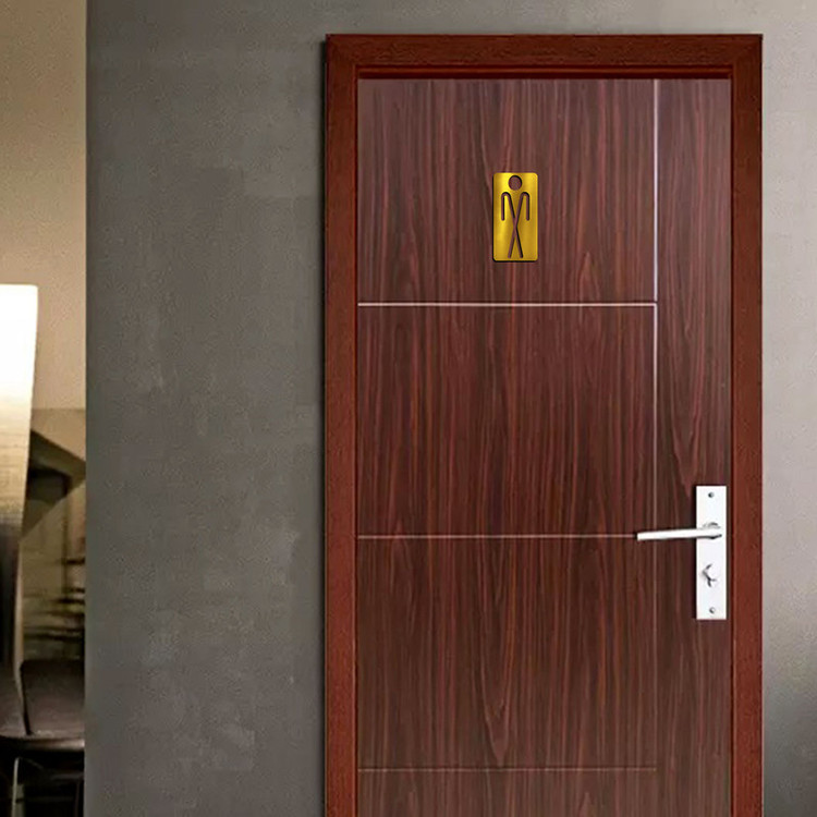 تابلو راهنما آژنگ طرح علامت سرویس بهداشتی مردانه کد -I-M-W 050