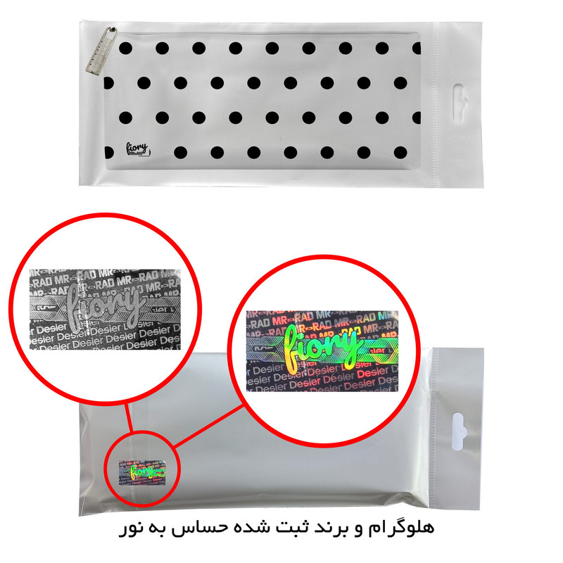 جامدادی مستر راد مدل خالخالی طرح توپ توپی کد fiory 2000