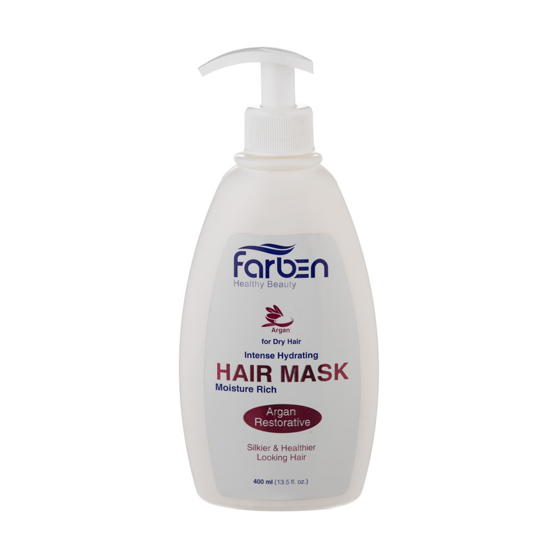 ماسک مو آرگان فاربن مدل Moisture Rich حجم 400 میلی لیتر