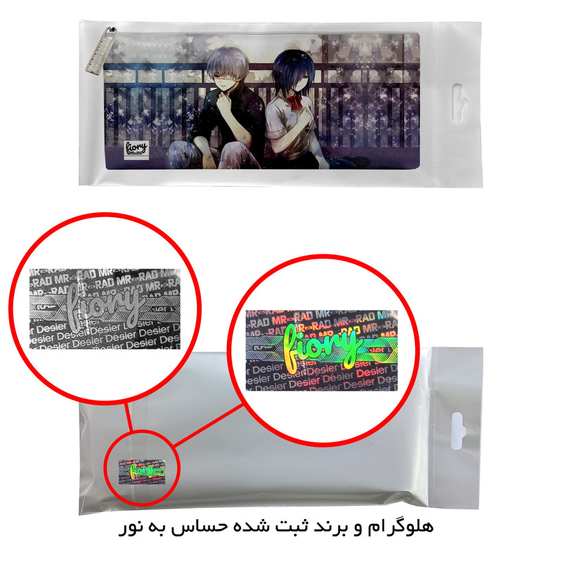 جامدادی مستر راد مدل انیمه توکیو غول طرح کن کانکی وتوکا کد fiory 2057