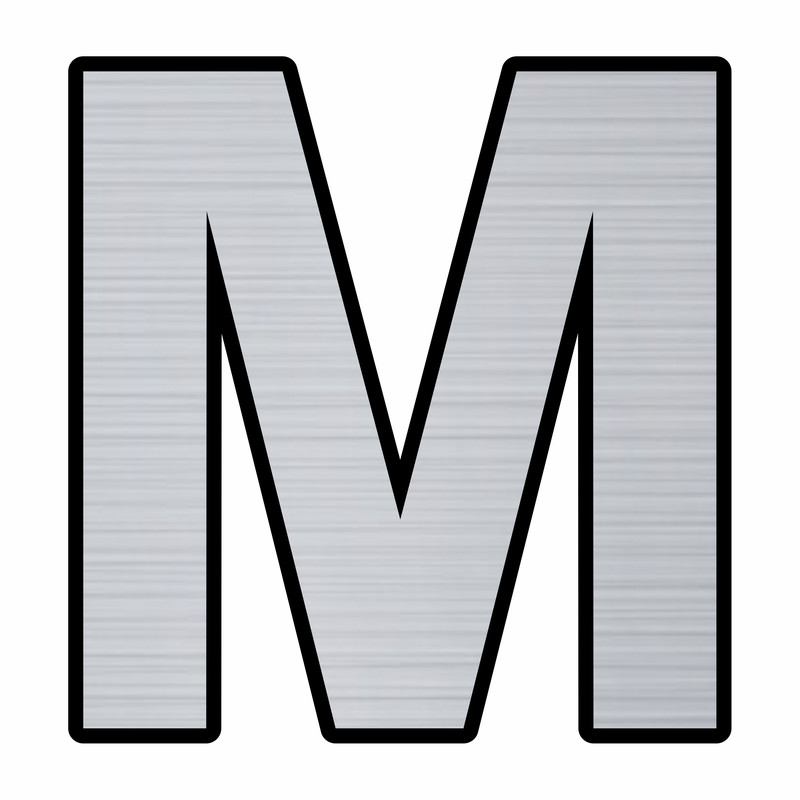 تابلو راهنما مدل حروف M