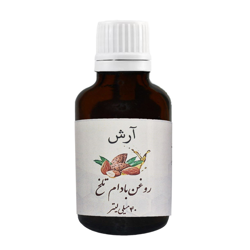 روغن مو آرش مدل بادام تلخ حجم 40 میلی لیتر