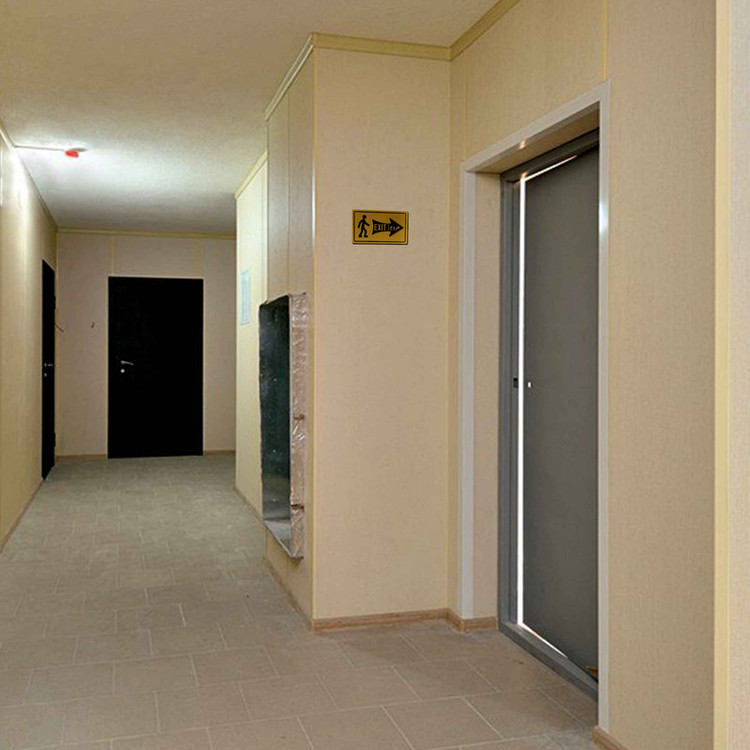تابلو راهنما آژنگ طرح خروج مدل آدم و فلش - چپ کد EX-T-491