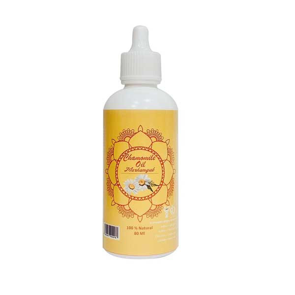 روغن تقویت کننده مو ریش و سبیل مرهم یاب مدل گل بابونه حجم 80 میلی لیتر