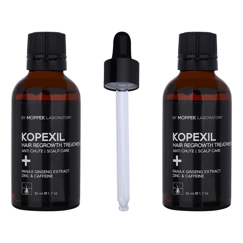 لوسیون تقویت‌کننده مو موپک مدل kopexil مناسب برای انواع مو حجم 50 میلی‌لیتر مجموعه 2 عددی