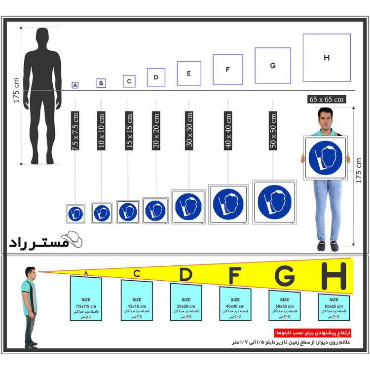 برچسب ایمنی مستر راد طرح هرگونه خطا را اطلاع دهید مدل HSE-OSHA-394