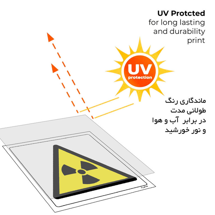 برچسب ایمنی مستر راد طرح خطر پرتوایکس مدل HSE-OSHA-146