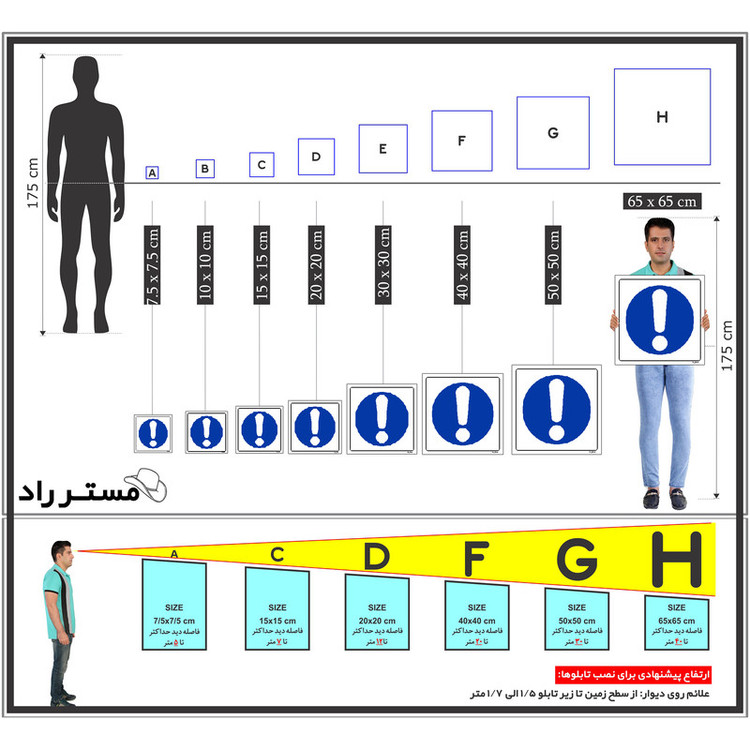 برچسب ایمنی مستر راد مدل HSE-OSHA-037