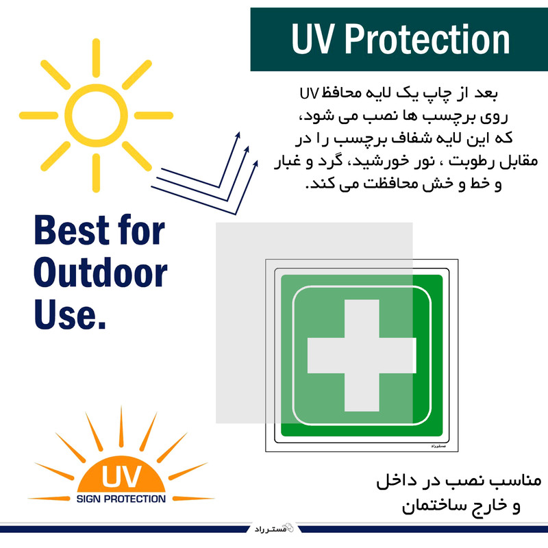 برچسب ایمنی مستر راد طرح بهداری مدل HSE-OSHA-176