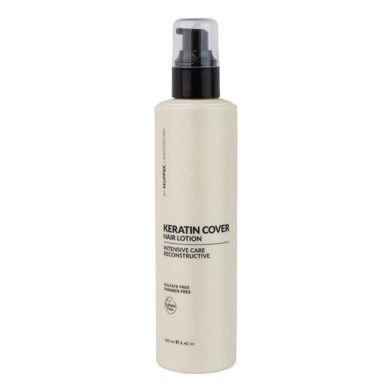 لوسیون مو موپک مدل KERATIN COVER حجم 250 میلی لیتر