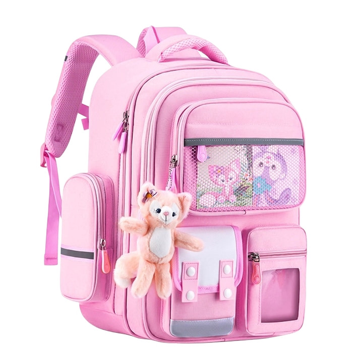 کوله پشتی مدل تانکی دخترانه خرگوش دار کد pink4709