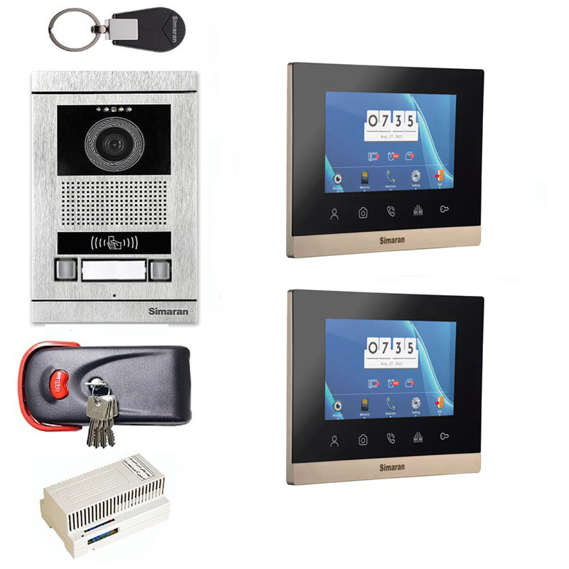 مجموعه دربازکن سیماران مدل 77TKM - VFBC2D/N - 1093 دو واحدی مجموعه 5 عددی