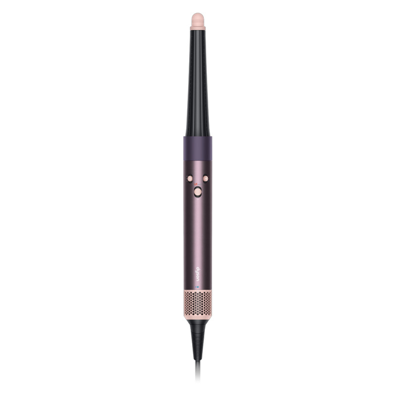 سشوار برس‌دار حالت‌دهنده 1300 وات دایسون مدل Airwrap id HS08 Straight+Wavy، موتور BLDC، وزن 630 گرم، دارای سری شانه‌دار، سری برس‌دار گرد پهن، کیف نگه‌دارنده، خشک‌کن ملایم، متمرکز‌کننده باریک، متمرکز‌کننده پهن با ویژگی فرکنندگی، صاف‌کنندگی، حجم‌دهندگی