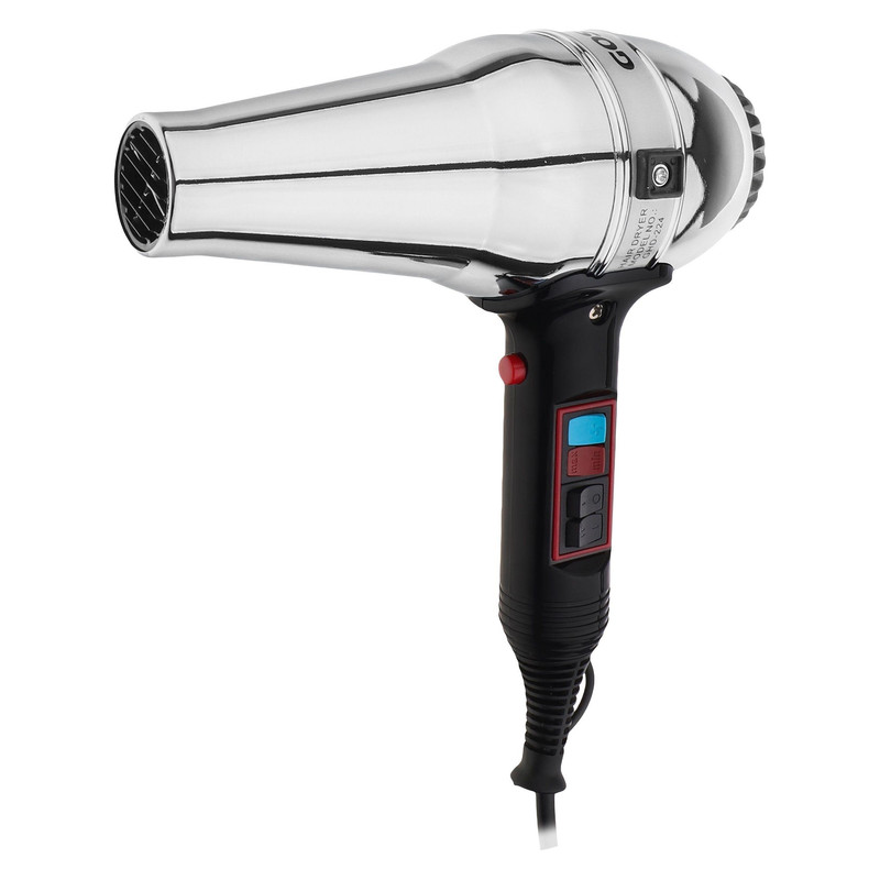 سشوار حرفه‌ای 1600 وات گوسونیک مدل GHD-224، موتور AC، وزن 900 گرم، دارای سری متمرکز‌کننده باریک با ویژگی صاف‌کنندگی