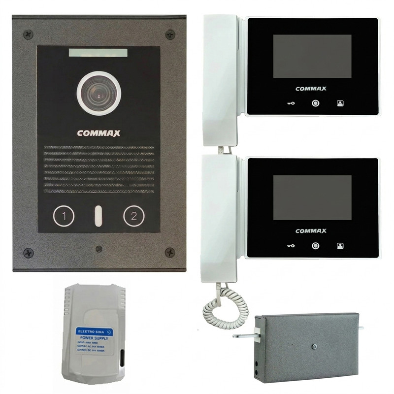 مجموعه دربازکن تصویری کوماکس مدل 43SM-2UCMT دو واحدی