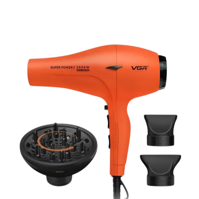 سشوار حرفه‌ای 3000 وات وی جی ار مدل V-406D