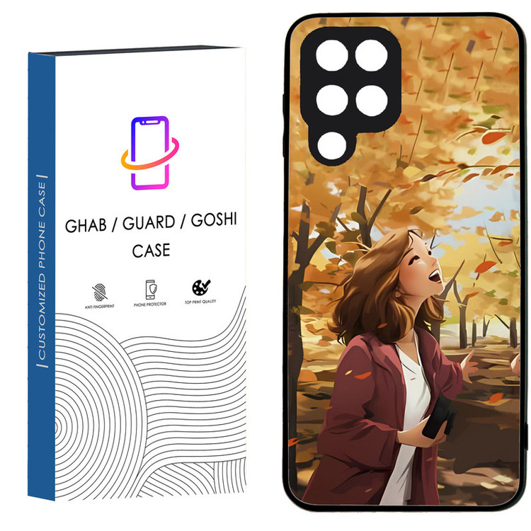 کاور قاب گارد گوشی طرح دخترانه کد 14 - TPU مناسب برای گوشی موبایل سامسونگ Galaxy A22 4G