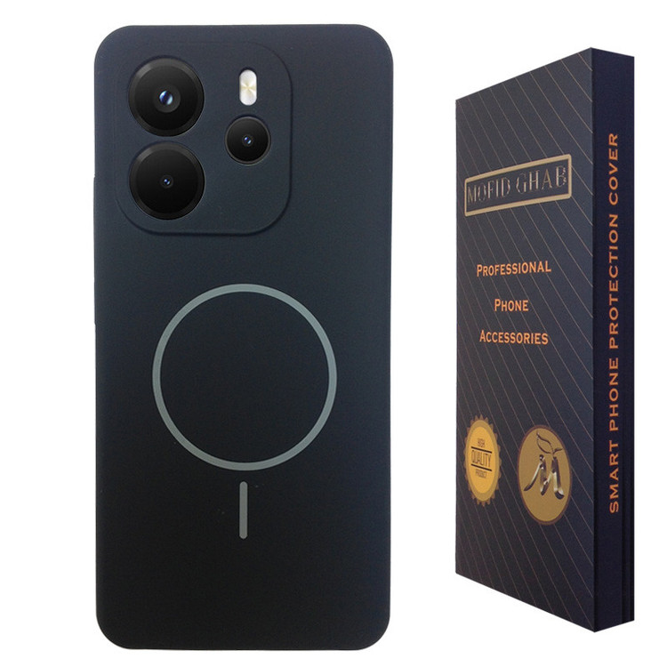 کاور مفید قاب مدل سیلیکونی مناسب برای گوشی موبایل شیائومی Redmi Note 14 4G
