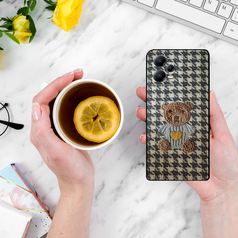 کاور مدل HB 0133مناسب برای گوشی موبایل شیائومی Poco X5 5G / Redmi Note 12 (5G) به همراه پاپ سوکت