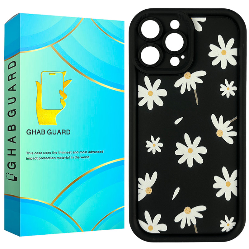 کاور قاب گارد طرح بابونه مدل BAND30 مناسب برای گوشی موبایل اپل iPhone 15 Pro Max