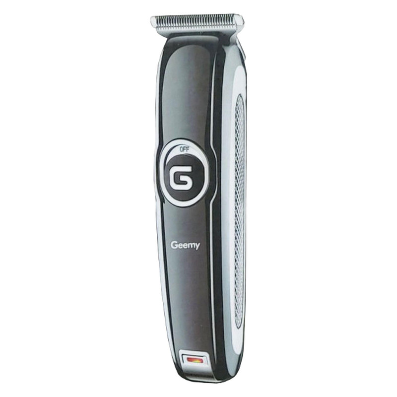 ماشین اصلاح موی سر و صورت جیمی مدل GM-6050 با تیغه استیل ضد زنگ، اصلاح برش مستقیم با دقت 0.1 میلی‌متر، قابلیت صفرزن، خط زن و حجم زن، باتری با 70 دقیقه زمان استفاده و نمایشگر وضعیت شارژ و سه شانه اصلاح 1، 2 و 3 میلی‌متری