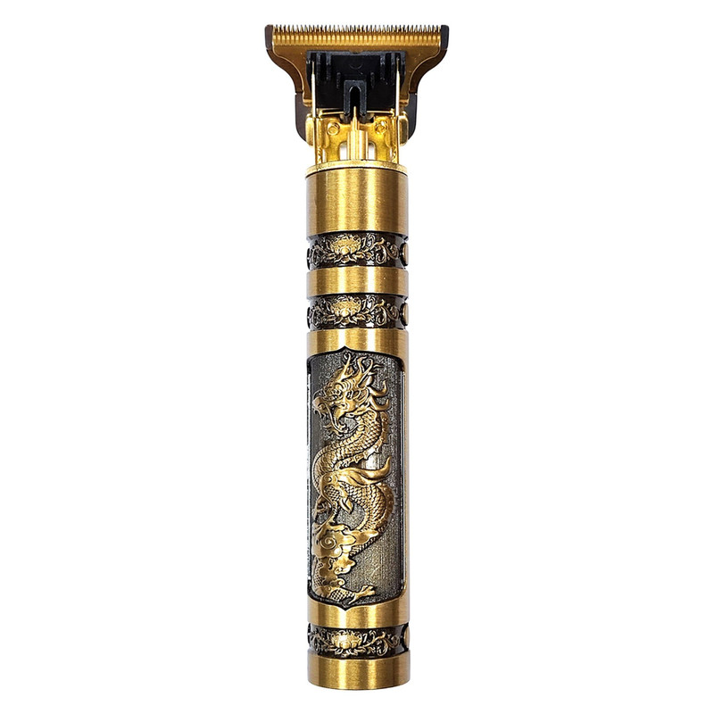 ماشین اصلاح موی سر و صورت خط زن مدل T9 با تیغه استیل ضد زنگ، باتری داخلی، شارژ از طریق USB، مدت استفاده 3 ساعت، همراه برس تمیزکننده، روغن و شانه