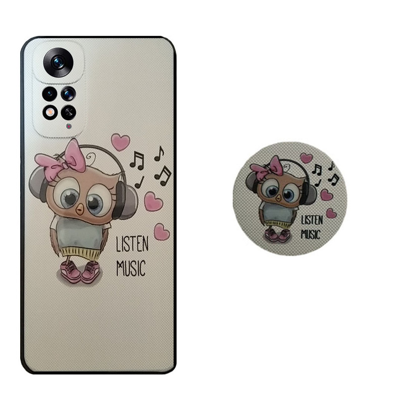 کاور مدل HB 0179 مناسب برای گوشی موبایل شیائومی Redmi Note 11 4G / Note11s به همراه پاپ سوکت