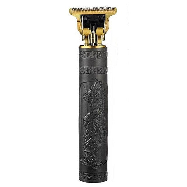 ماشین اصلاح موی سر و صورت مدل Vintage T9 Metalhead قابلیت تریم و خط زن، تیغه استیل ضد زنگ، باتری قابل شارژ با نمایش وضعیت باتری، مدت شارژ و استفاده 60 دقیقه، همراه 4 شانه اصلاح