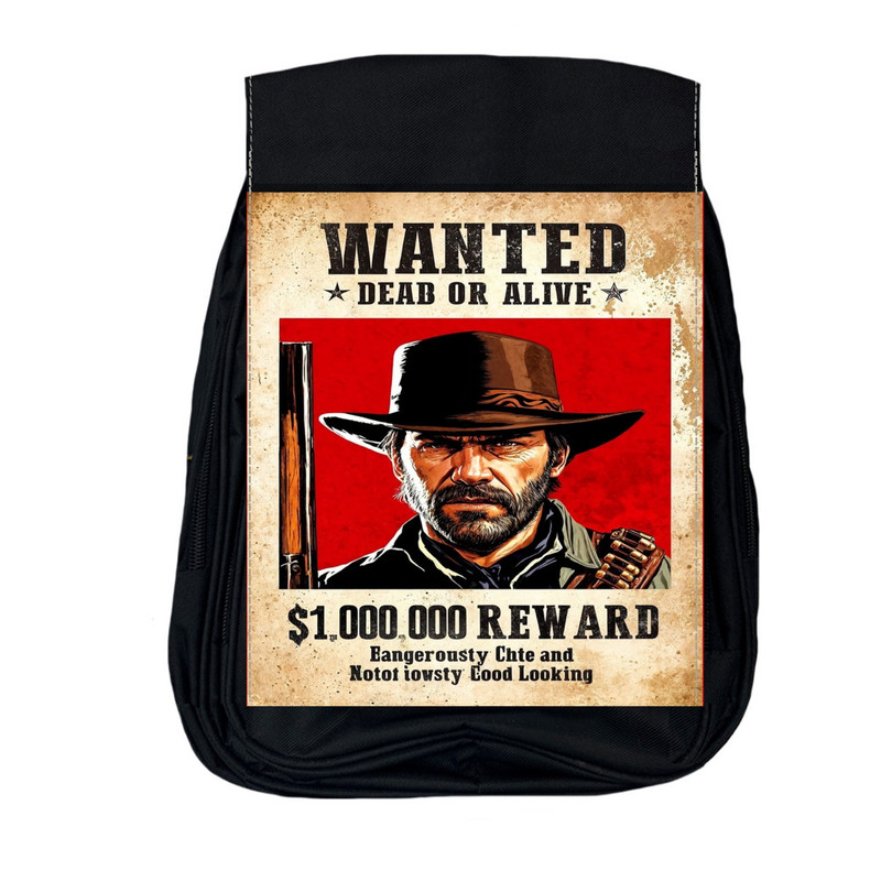کوله پشتی مدرسه مدل red dead کد v3