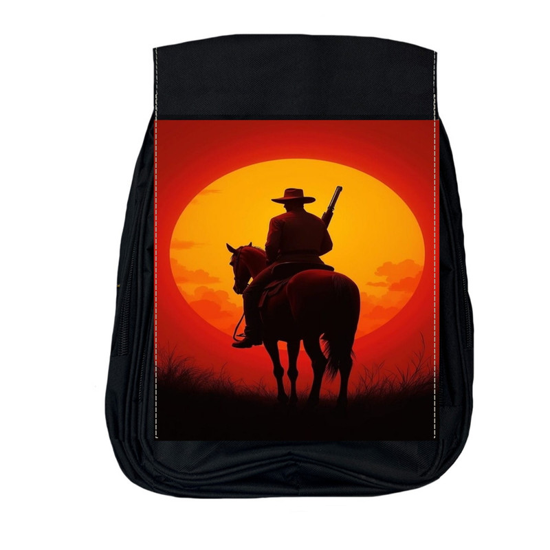 کوله پشتی مدرسه مدل red dead کد v4