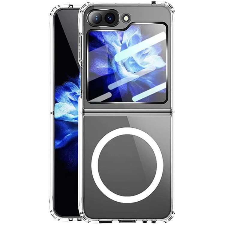کاور مسیر مدل Clear Magsafe Magnetic مناسب برای گوشی موبایل سامسونگ Galaxy Z Flip 6