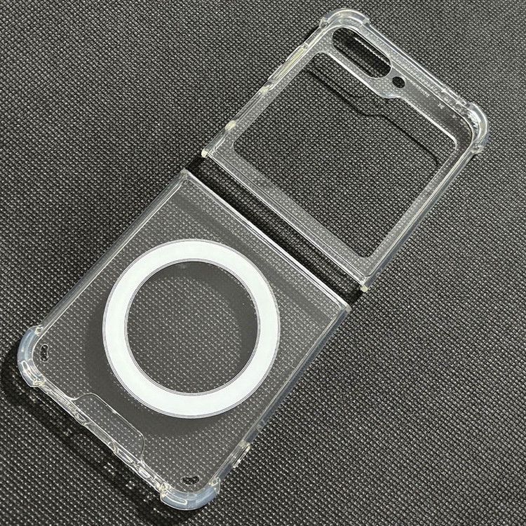کاور مسیر مدل Clear Magsafe Magnetic مناسب برای گوشی موبایل سامسونگ Galaxy Z Flip 6