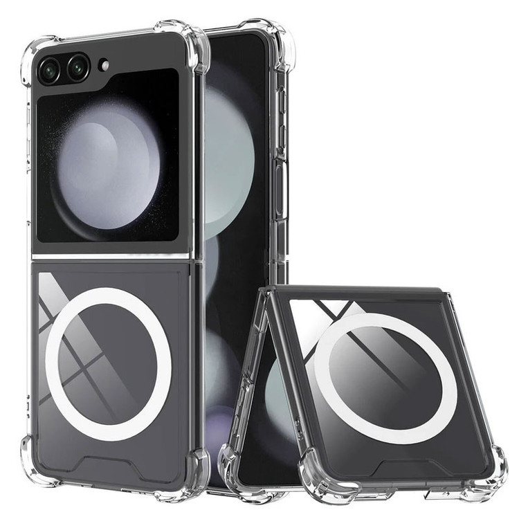 کاور مسیر مدل Clear Magsafe Magnetic مناسب برای گوشی موبایل سامسونگ Galaxy Z Flip 6