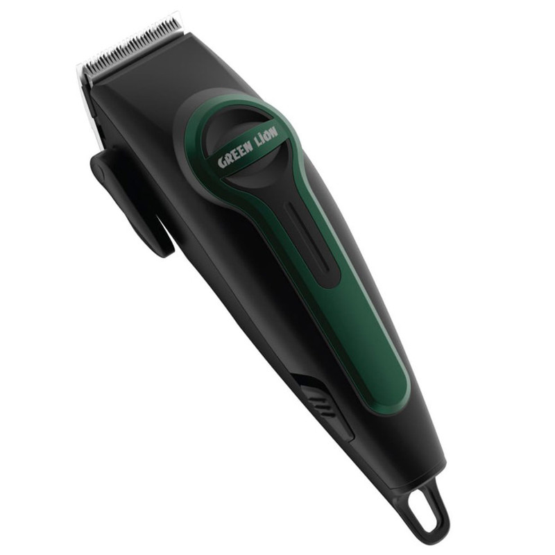 ماشین اصلاح موی سر و صورت گرین لاین مدل Professional Hair Clipper باتری 1200 میلی‌آمپر، استفاده بی‌سیم تا 120 دقیقه، شارژ سریع، تیغه استیل ضد زنگ، 4 شانه، طراحی ارگونومیک و نمایشگر LED میزان شارژ