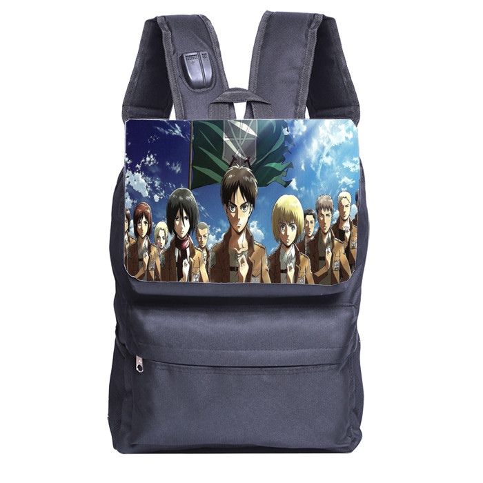 کوله پشتی طرح انیمه Attack on Titan حمله به تایتان ot2