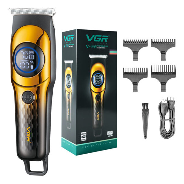 ماشین اصلاح موی سر و صورت شارژی وی جی ار مدل v966