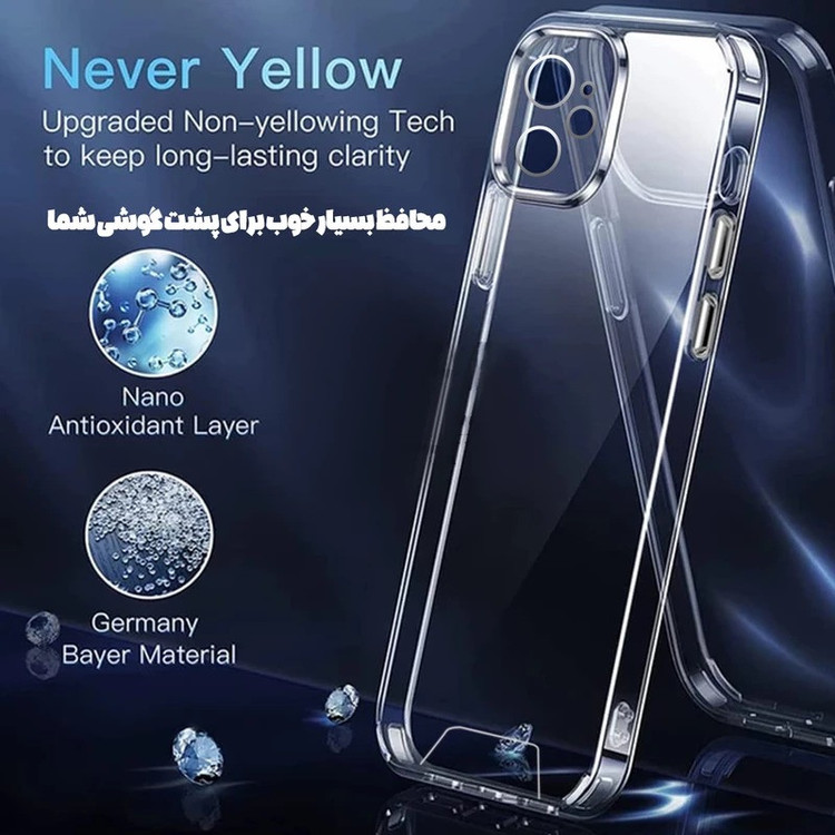 کاور اپیکوی مدل Transparent Clear مناسب برای گوشی موبایل سامسونگ Galaxy A14