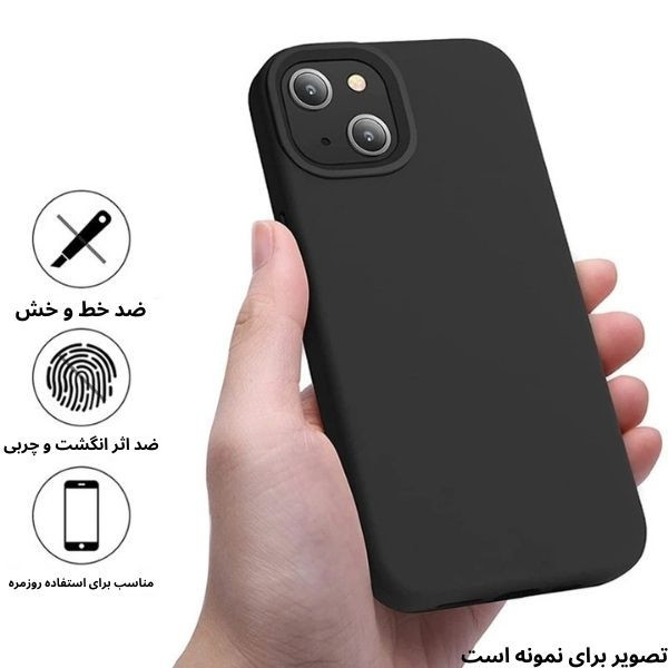 کاور قاب یک مدل سیلیکونی Silk مناسب برای گوشی موبایل اپل iPhone 16