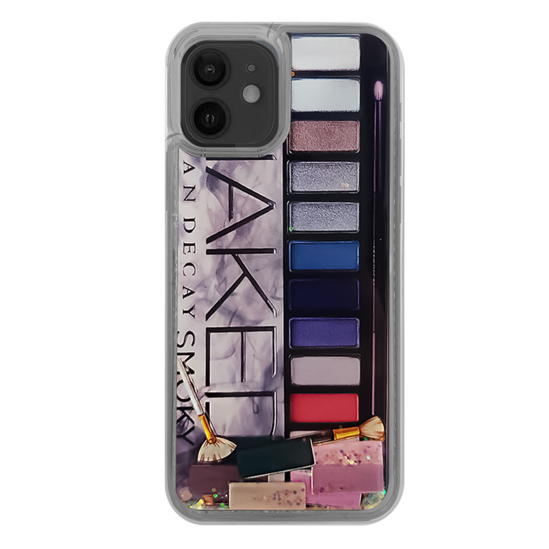 کاور دکین مدل آکواریومی طرح پالت مناسب برای گوشی موبایل اپل iPhone 12 mini