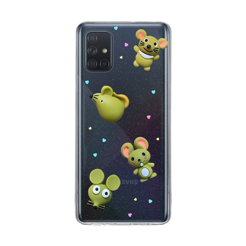 کاور دکین مدل Nitid طرح موش مناسب برای گوشی موبایل سامسونگ Galaxy A51