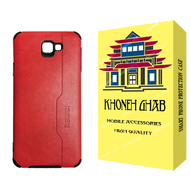 کاور خونه قاب مدل چرم طرح REMAX مناسب برای گوشی موبایل سامسونگ Galaxy J7 Prime